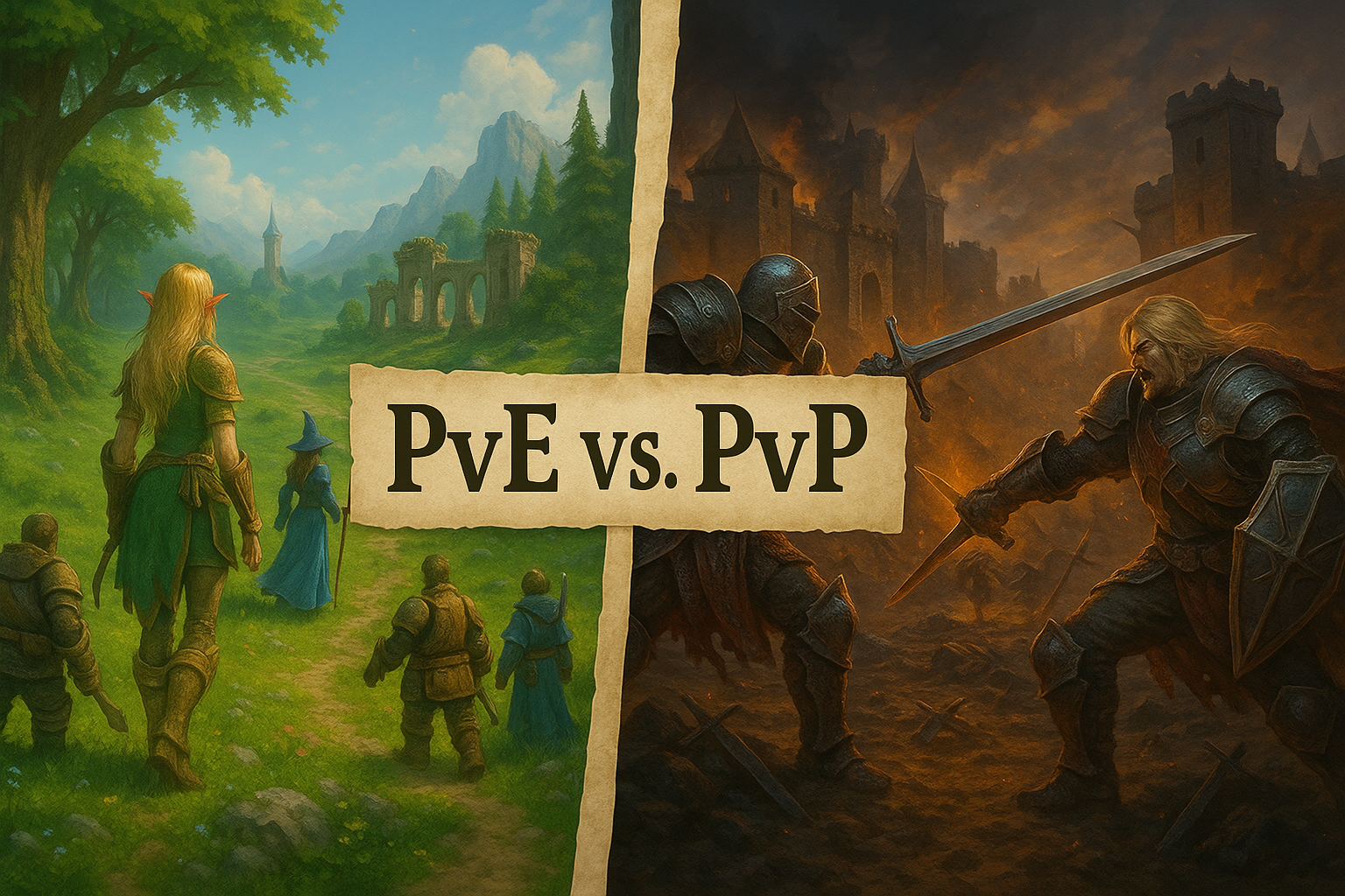 PvE et PvP sur THANYS